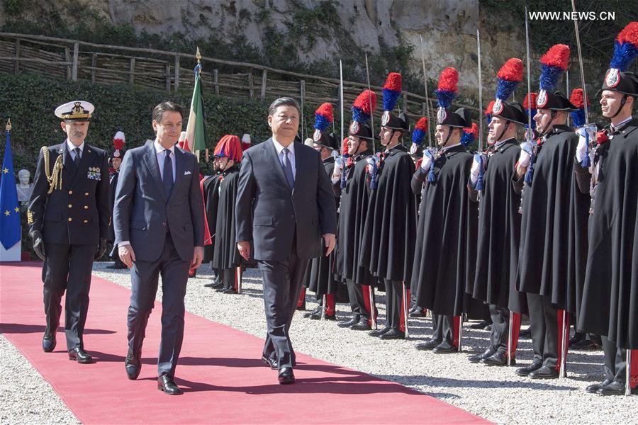 شي يعقد محادثات مع كونتي حول دفع العلاقات الصينية-الإيطالية إلى دخول عصر جديد