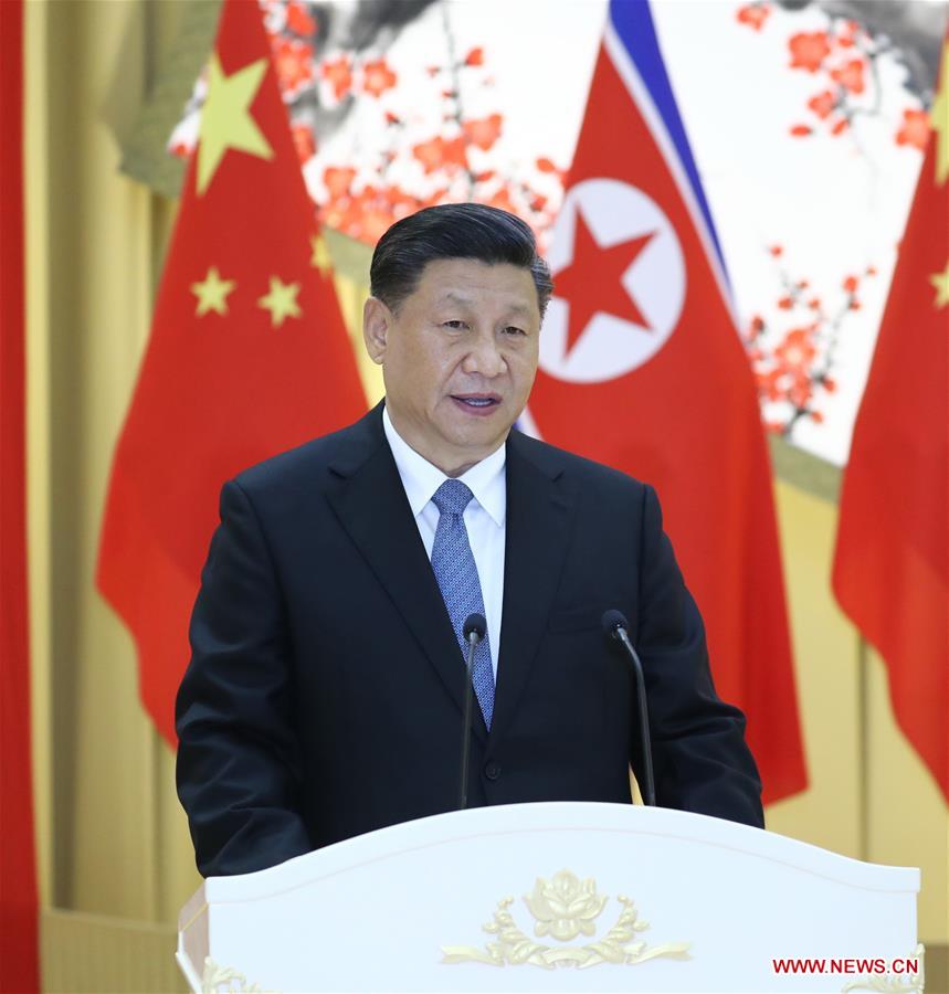 شي: الصين مستعدة للتعاون مع كوريا الديمقراطية من أجل مستقبل أكثر إشراقا للعلاقات الثنائية والسلام والازدهار الإقليميين