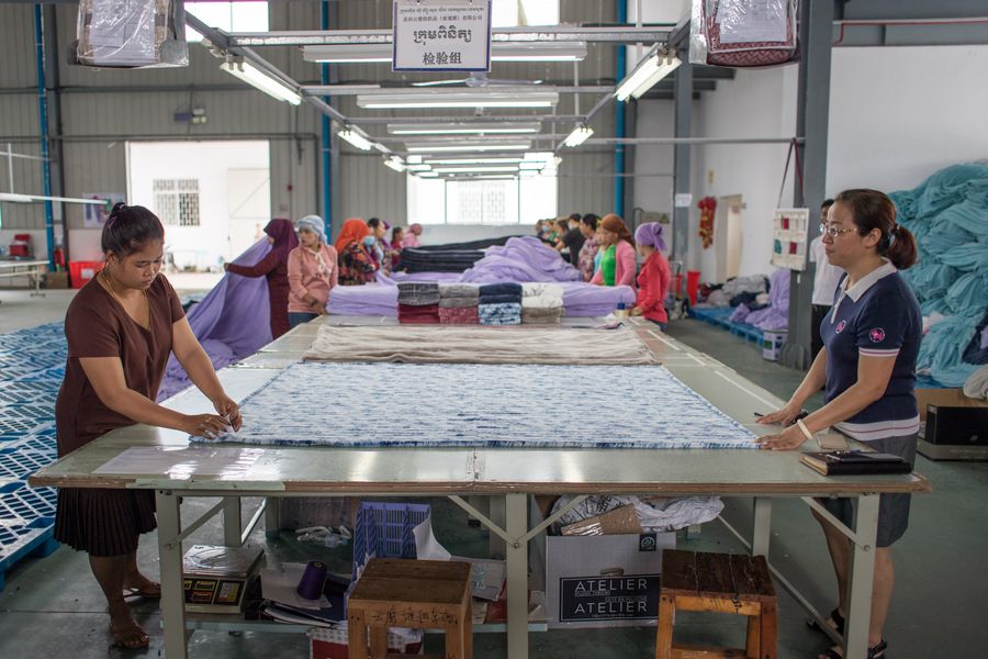 الصين تزيد الاستثمار في صناعة الغزل والنسيج في دول الحزام والطريق
