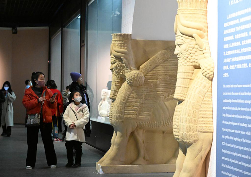 الصورة: معرض للآثار السورية القديمة بمتحف خبي في الصين