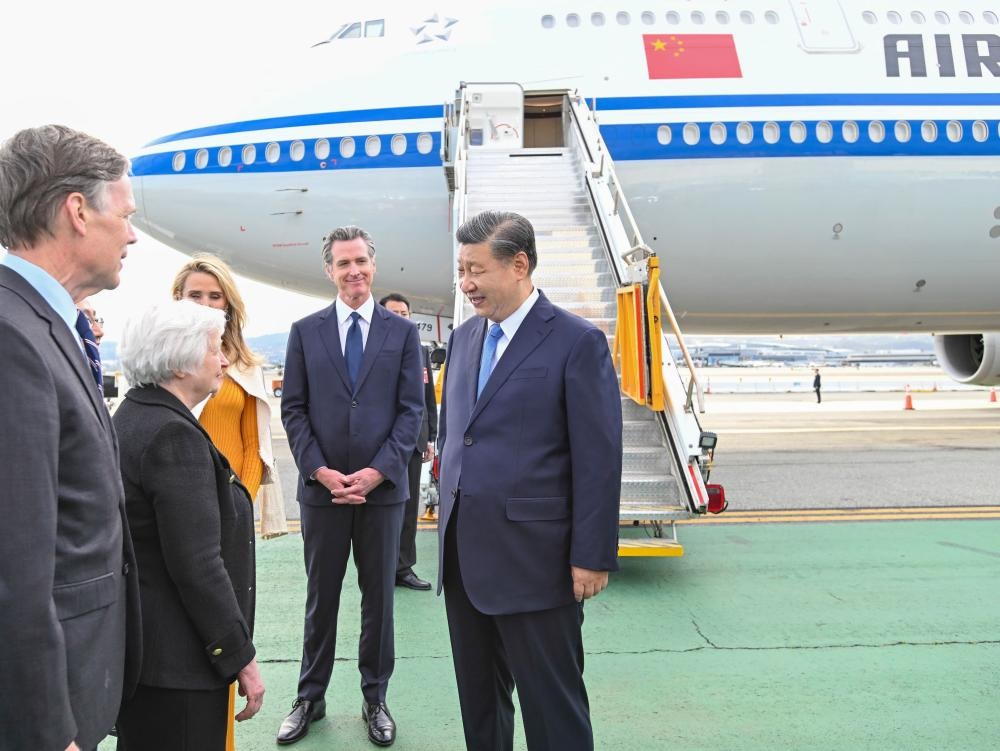الرئيس الصيني شي جين بينغ يصل إلى سان فرانسيسكو لإجراء محادثات مع بايدن وحضور اجتماع 