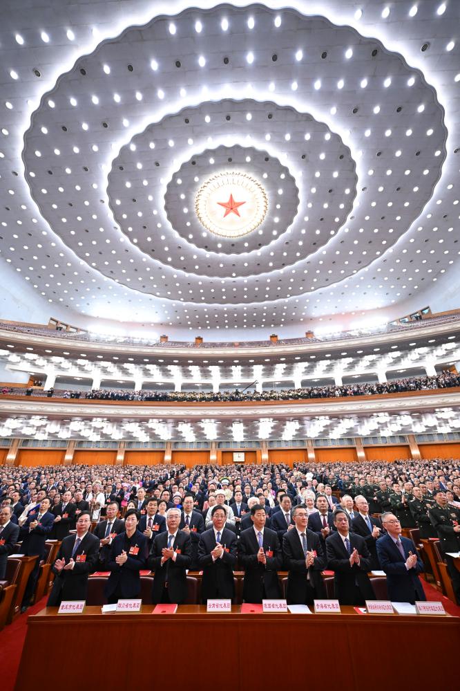 الهيئة التشريعية الوطنية الصينية تعقد الاجتماع الختامي لدورتها السنوية